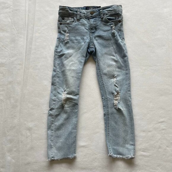Lucky Brand Light Wash Distressed Jeans size 4/5 - Picture 2 of 8
